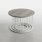Center Table Set of 3— Round Elegant Design, Iron Frame