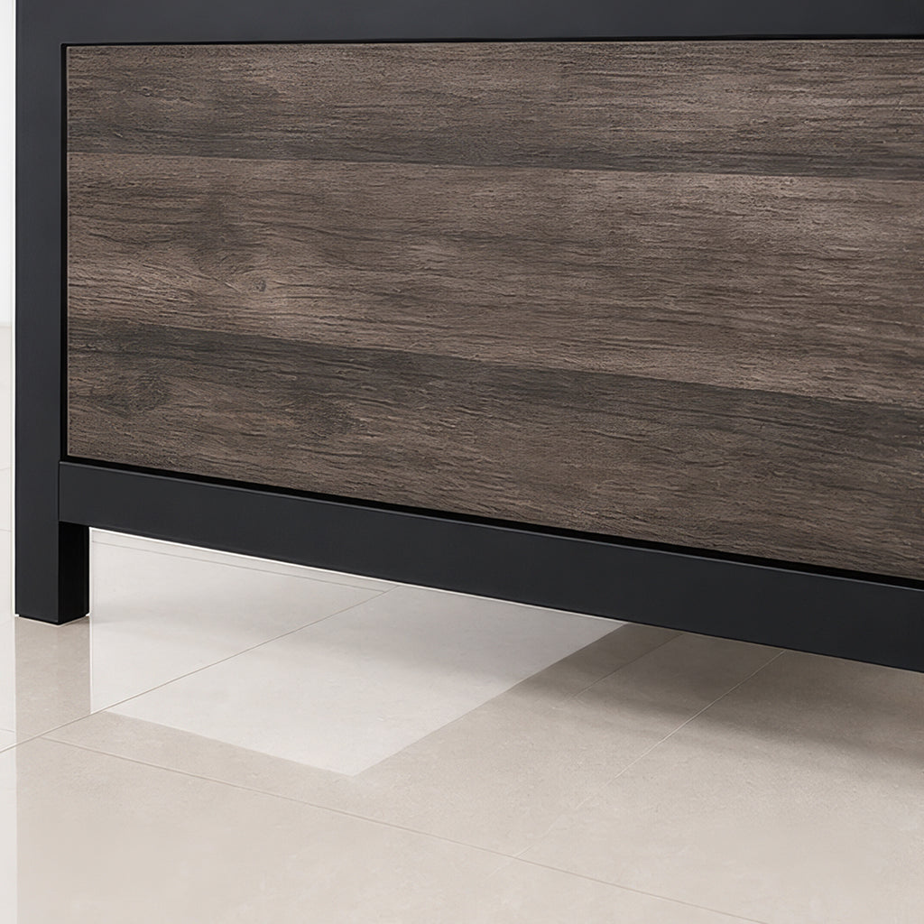Modern Series Single Bed — Iron Frame, Powder Coated, Complete Package