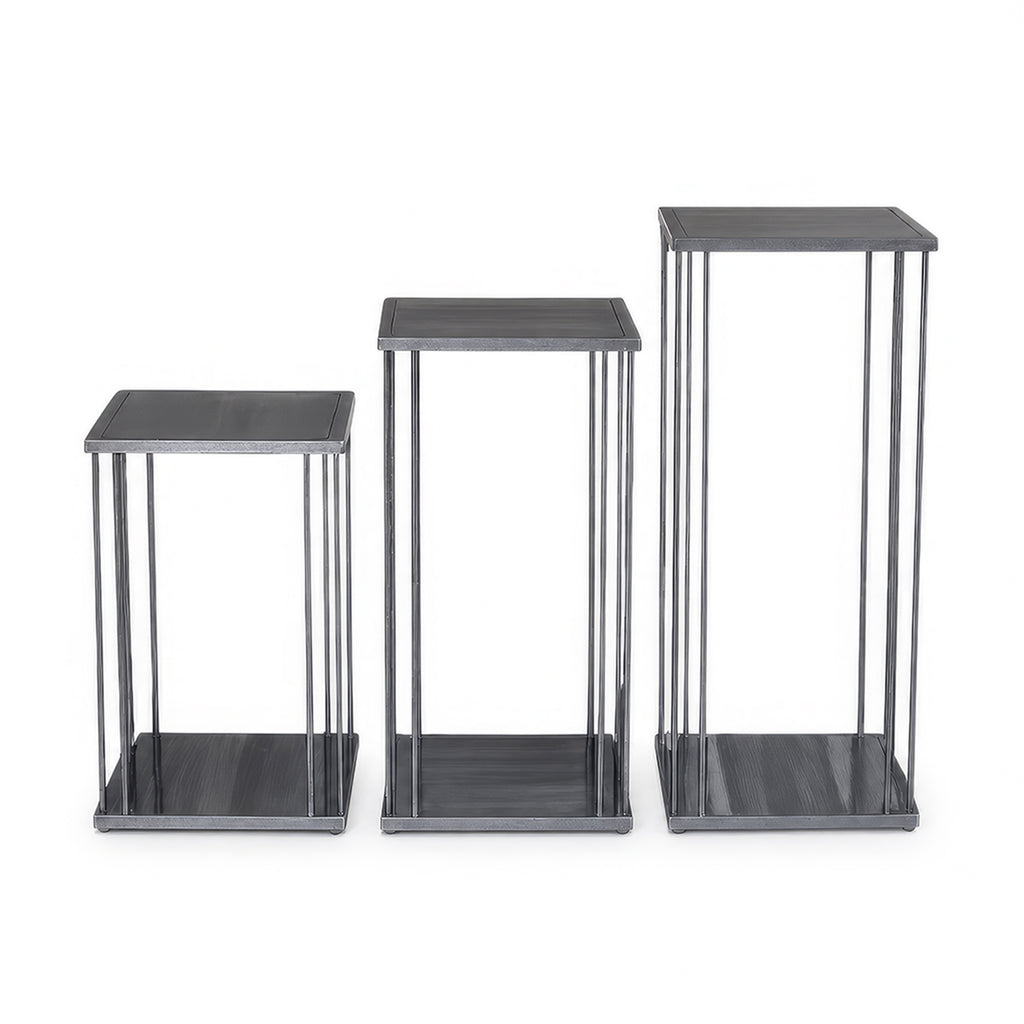 Sleek Nesting Side Tables — Set of 3, Space-Saving & Multi-Purpose