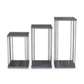 Sleek Nesting Side Tables — Set of 3, Space-Saving & Multi-Purpose