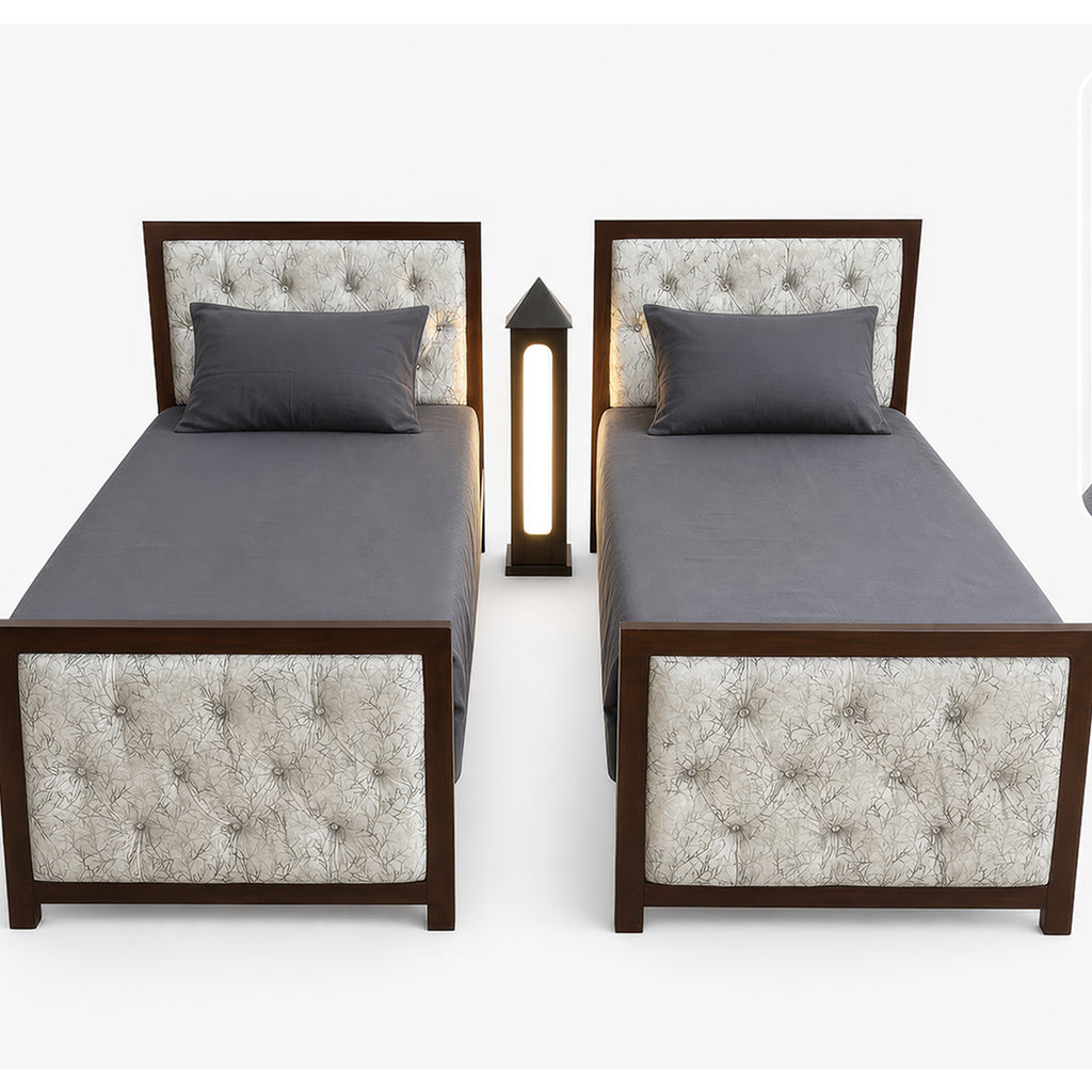 Eco Series Beds — Set of 2 Complete Beds with Full Bedding