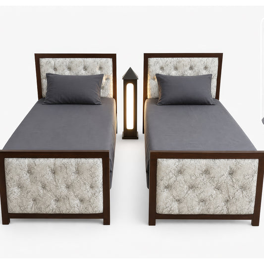 Eco Series Beds — Set of 2 Complete Beds with Full Bedding