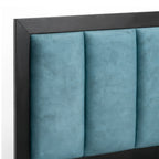 Velura Series Bed — Velvet Cushioned, Custom Colours, Powder Coated