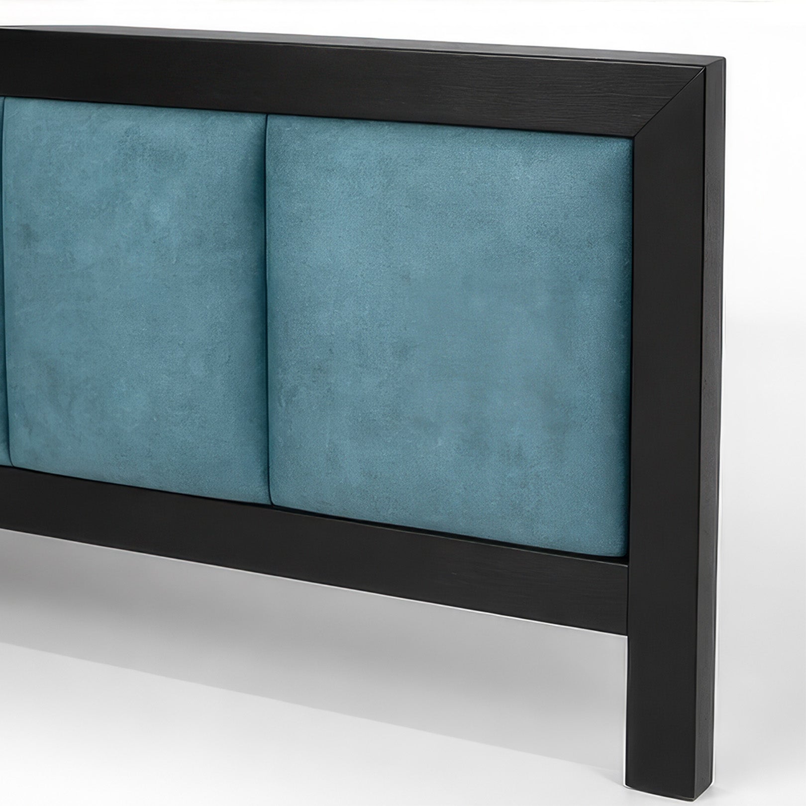 Velura Series Bed — Velvet Cushioned, Custom Colours, Powder Coated