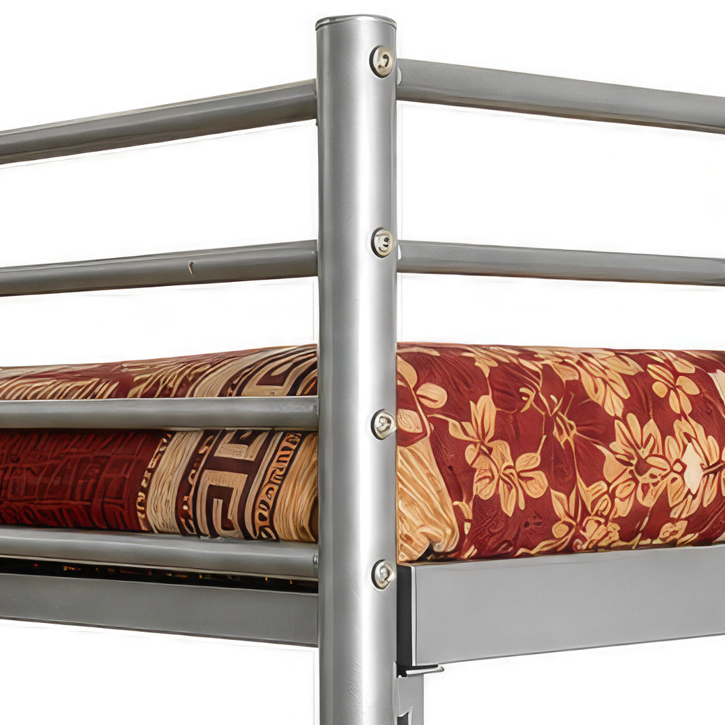 Queen Bunk Bed — Queen Size Lower Bunk with Complete Bedding