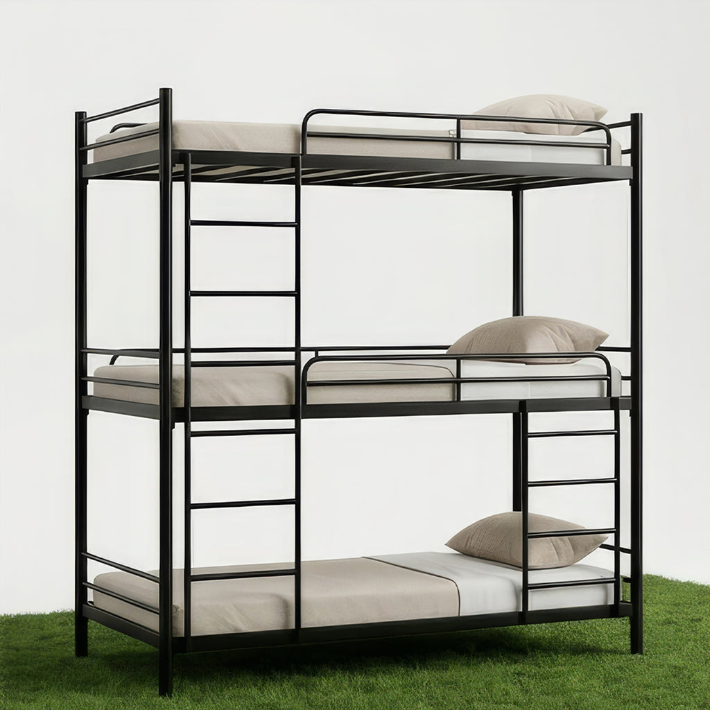 Triple Bunk Bed — 3 Sleeping Spaces, One Smart Solution