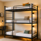 Triple Bunk Bed — 3 Sleeping Spaces, One Smart Solution