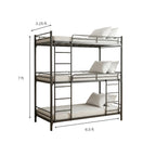 Triple Bunk Bed — 3 Sleeping Spaces, One Smart Solution